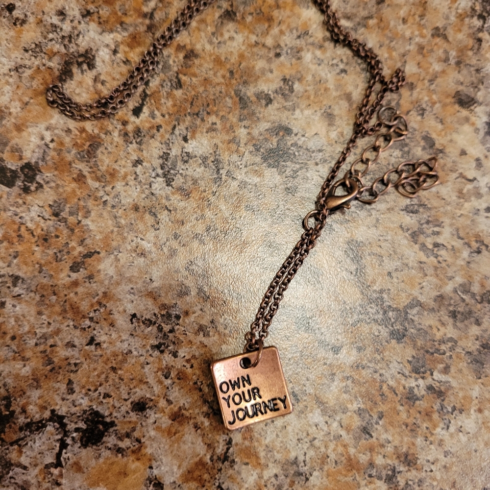 Own your journey necklace
